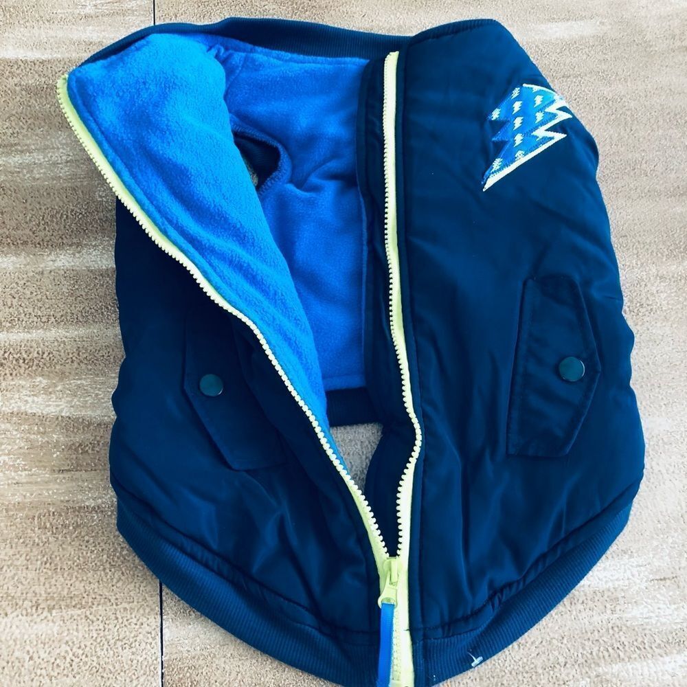 Top Paw Navy Blue Winter Dog Pet Jacket Coat L